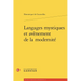 Langages Mystiques Et Avenement de la Modernite