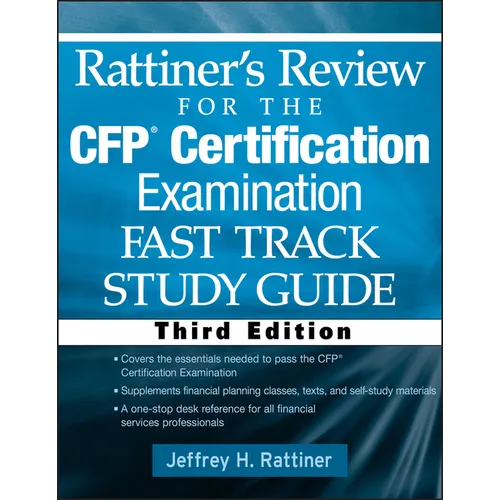 Rattiner's Review for the Cfp(r) Certification Examination, Fast Track, Study Guide