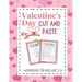 Valentine's Day Cut and Paste Workbook for Kids Aged 3-6: Valentine's Day Scissor Skills Activity Book for Kids; Suitable for Toddlers and Children in