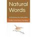 Natural Words: A Dictionary for Naturalists