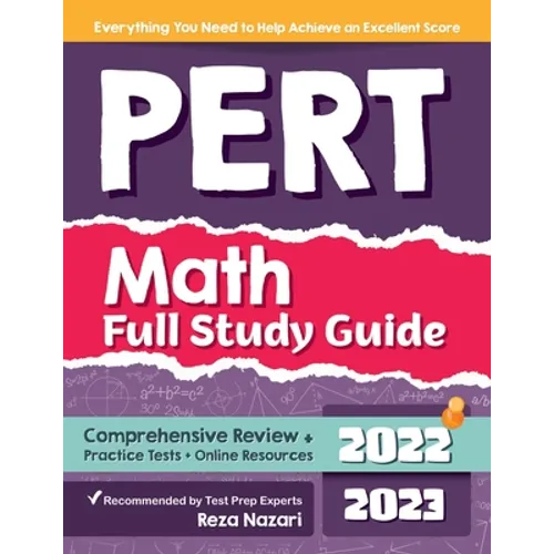 PERT Math Full Study Guide: Comprehensive Review + Practice Tests + Online Resources