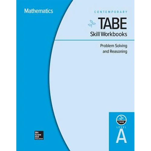 Tabe Skill Workbooks Level A: Problem Solving and Reasoning - 10 Pack