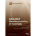 Advanced Nanoindentation in Materials