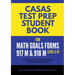 CASAS Test Prep Student Book for Math GOALS Forms 917M and 918M Level C/D