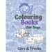 Colouring Books for Boys Cars & Trucks: Awsome Cool Cars And Vehicles: Cool Cars, Trucks, Bikes and Vehicles Colouring Book For Boys Aged 6-12