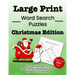 Large Print Word Search Puzzles Christmas Edition: 40+ Easy, Jumbo Print Search and Find Word Puzzles All About Christmas