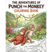 The Adventures of Punch the Monkey Coloring Book for Adults and Kids