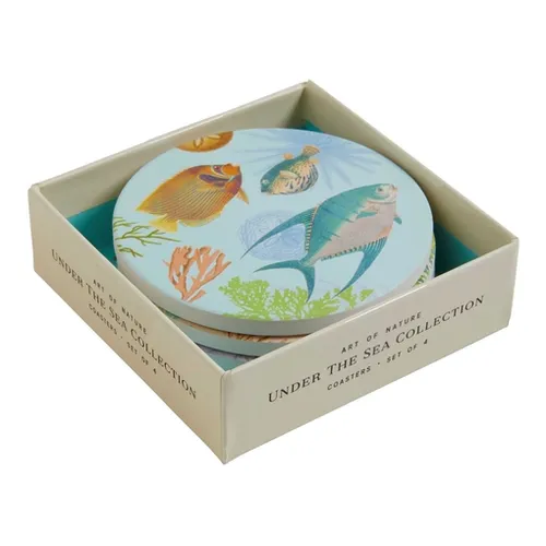 Art of Nature: Under the Sea Coaster Set (Set of 4)