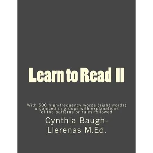 Learn to Read II