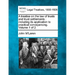 A treatise on the law of trusts and trust settlements: including its application to practical conveyancing. Volume 1 of 2