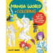 Manga World Coloring: Color Your Way Through Cool Original Manga Art!