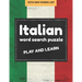 Italian word search puzzle: italian word search books for Adults and Beginners, perfect gift for Language Learners