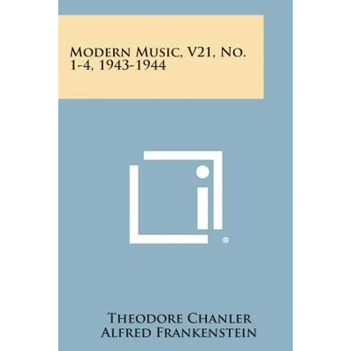 Modern Music, V21, No. 1-4, 1943-1944