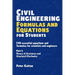 Civil Engineering Formulas and Equations for Students: 250 Essential Equations and Formulas for Scientists and Engineers - Part I: Theory of Structure