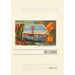 Vintage Lined Notebook Greetings from California with Golden Gate Bridge and Poppies