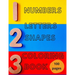 Numbers, Letters, Shapes Coloring Book.: Pre-school Education For Fun. Early Learning. For Boys & Girls. Numbers 0-10. Alphabet. First Words. Easy Sha