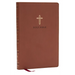 NKJV Holy Bible, Ultra Thinline, Brown Leathersoft, Red Letter, Comfort Print