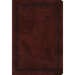 ESV Large Print Compact Bible, Red Letter (Trutone, Mahogany, Border Design)