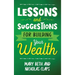 Lesson and Suggestions for Building Your Wealth