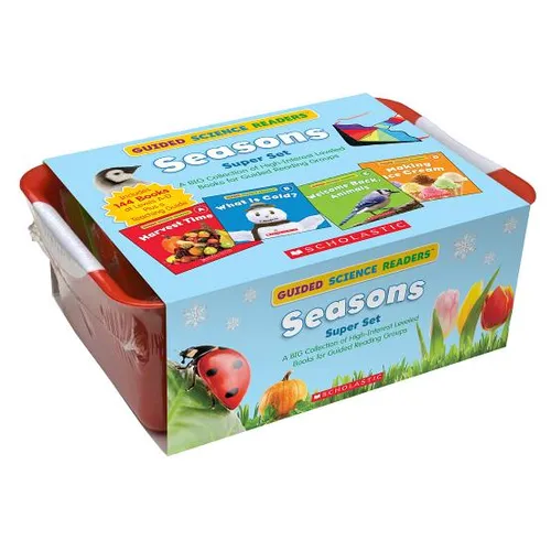 Guided Science Readers Super Set: Seasons: A Big Collection of High-Interest Leveled Books for Guided Reading Groups