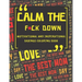 Calm The Fck Down Motivational And Inspirational Sayings Coloring Book: Happy Mothers Day Between Mom And Me Perfect Parents Gift