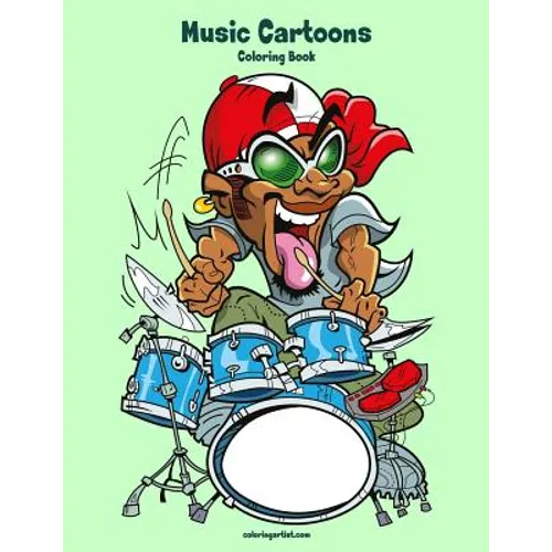 Music Cartoons Coloring Book 1