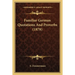 Familiar German Quotations And Proverbs (1878)
