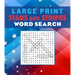 Large Print Stars and Stripes Word Search