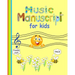 Music Manuscript: Great for kids 8 large staves per page 46 pages