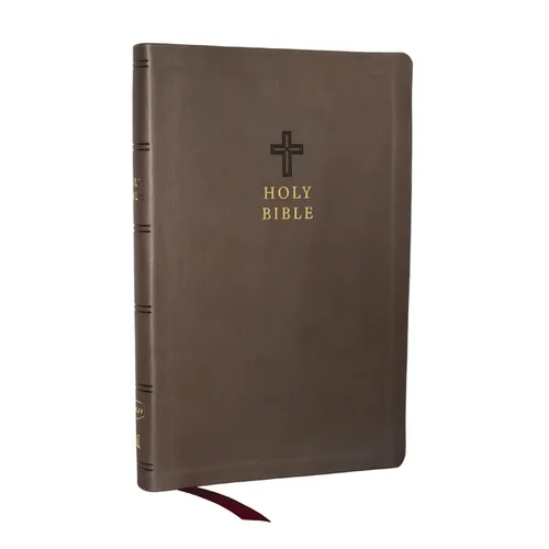KJV Holy Bible: Value Ultra Thinline, Charcoal Leathersoft, Red Letter, Comfort Print: King James Version