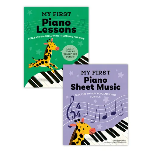 My First Piano Book Set: Easy-To-Learn Lessons and Sheet Music (2 Books in 1)
