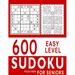 600 Easy Level Sudoku Puzzle Books for Seniors: With Solutions - Awesome Book for Sudoku Senior Fans - Large Print (8.5ﾗ11)