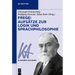 Frege: Aufsätze zur Logik und Sprachphilosophie