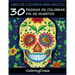 Libro de Colorear para Adultos: 30 Páginas de Colorear Día de Muertos