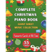 Complete Christmas Piano Book Giant Sheet Music Collection: 55 Carols Easy Sheet Music for Beginner Pianists Favourite Carols of All Time Video Tutori