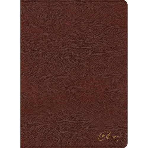 KJV Spurgeon Study Bible, Brown Bonded Leather