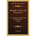 Thoughts, Critical And Practical V2: On The Book Of Daniel And The Revelation (1881)