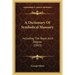 A Dictionary Of Symbolical Masonry: Including The Royal Arch Degree (1853)