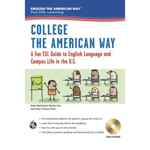 English the American Way: A Fun ESL Guide for College Students (Book + Audio)