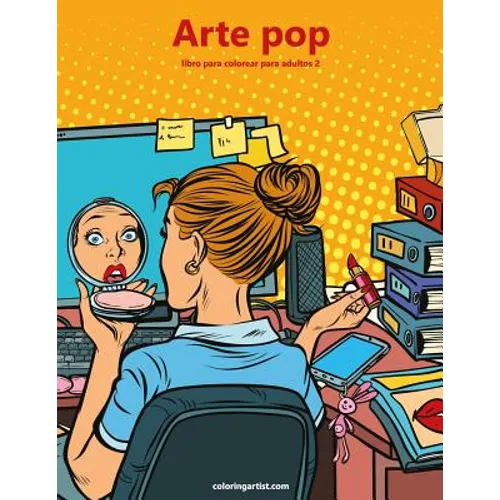 Arte pop libro para colorear para adultos 2