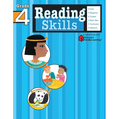 Reading Skills: Grade 4 (Flash Kids Harcourt Family Learning)