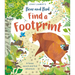 Jonny Lambert's Bear and Bird: Find a Footprint: A Woodland Search and Find Adventure
