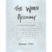 The Word Account: A Poetic Devotional