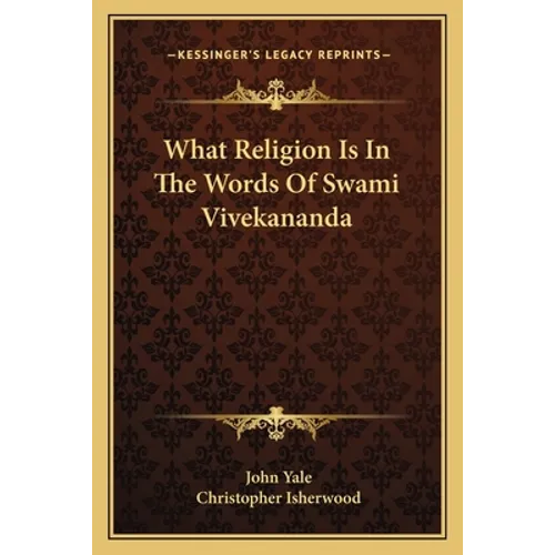 What Religion Is In The Words Of Swami Vivekananda
