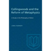 Collingwoods and the Reform of Metaphysics: A Study in the Philosopy of Mind