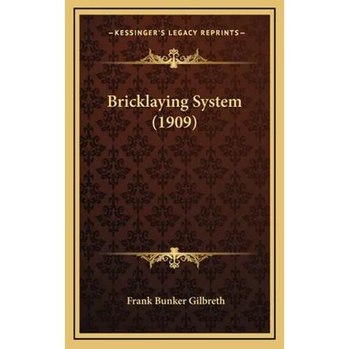 Bricklaying System (1909)