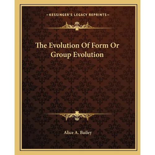 The Evolution Of Form Or Group Evolution