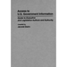 Access to U.S. Government Information: Guide to Executive and Legislative Authors and Authority