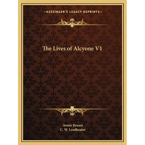 The Lives of Alcyone V1