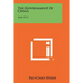 The Government Of China: 1644-1911